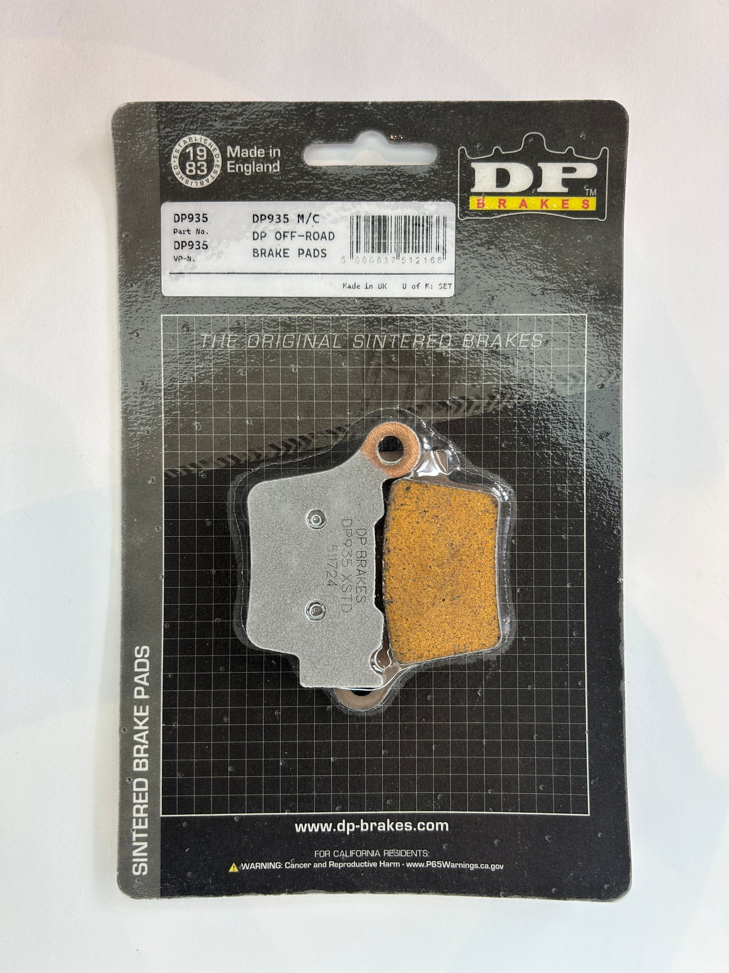 REAR BRAKE PADS SINTERED Premium DUNLOPAD DP935 KTM HUSKY GASGAS