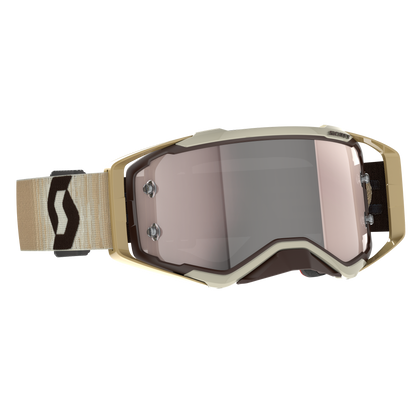 Scott Prospect Goggle, Beige / Brown – Silver Chrome Works lens