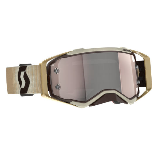 Scott Prospect Goggle, Beige / Brown – Silver Chrome Works lens