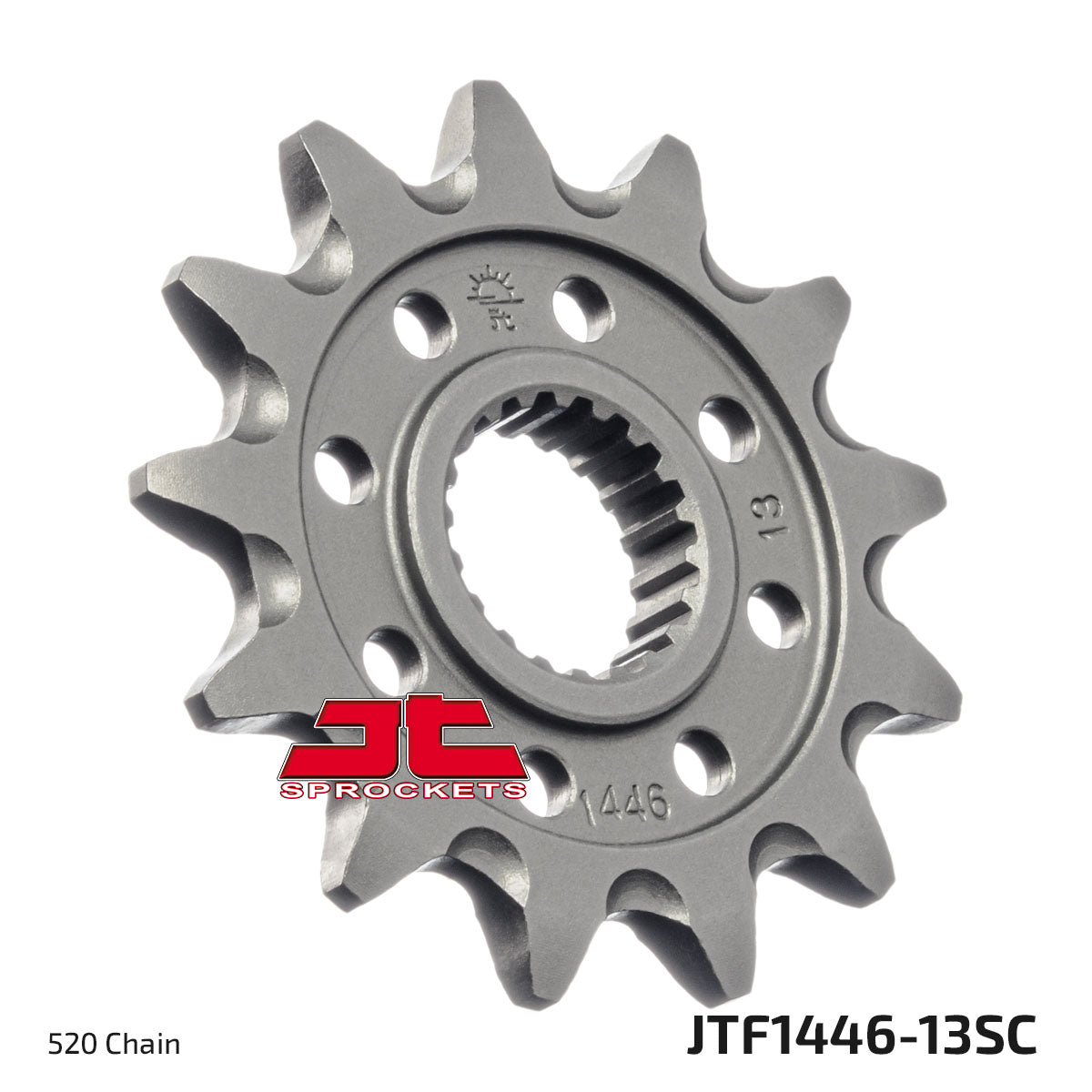 JT Sprockets Steel Self Cleaning Front Sprocket Kawasaki KXF 250 2006 - 2023, 13T