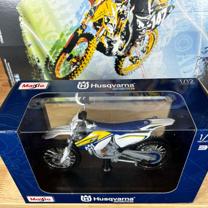 Maisto Toys 1:12 Husqvarna FE 501 Toy Model