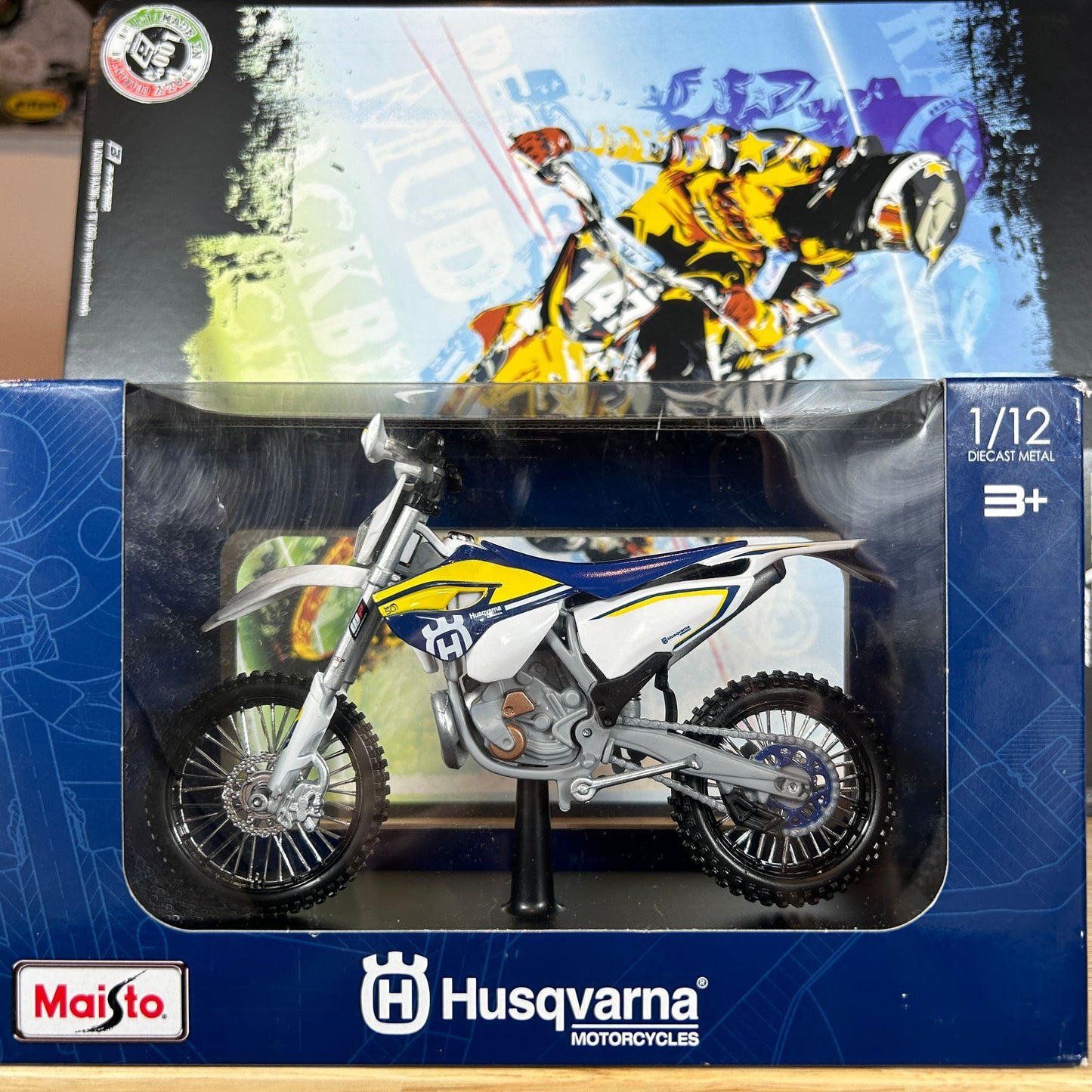 Maisto Toys 1:12 Husqvarna FE 501 Toy Model