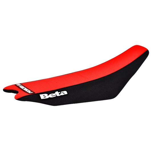 Enjoy Manufacturing Beta Seat Cover RR 2013 - 2019 X Trainer 13 - 2023 Ribbed Logo, Black / Red / Red