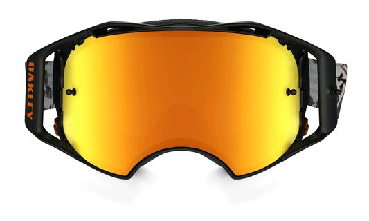 Goggle Shop Oakley Airbrake Tear Off Lens, Fire