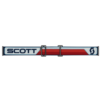 Scott Prospect Goggle, Red / White - Yellow Chrome  Works Lens