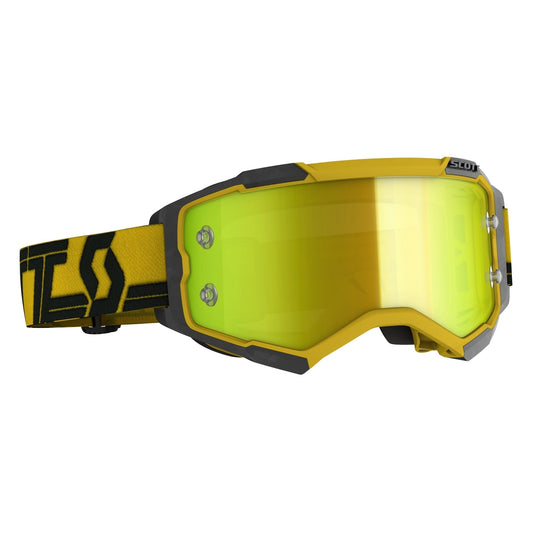 Scott Fury Goggle, Yellow / Black - Yellow Chrome Works Lens