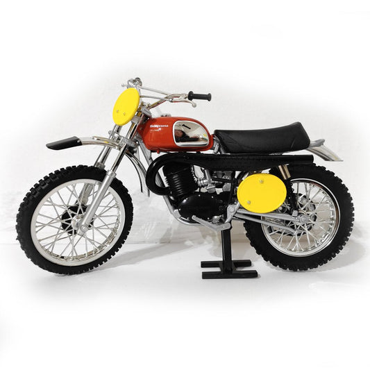 Kengfai 1:12 Husqvarna Cross 400 B. Aberg 1970 Toy Model