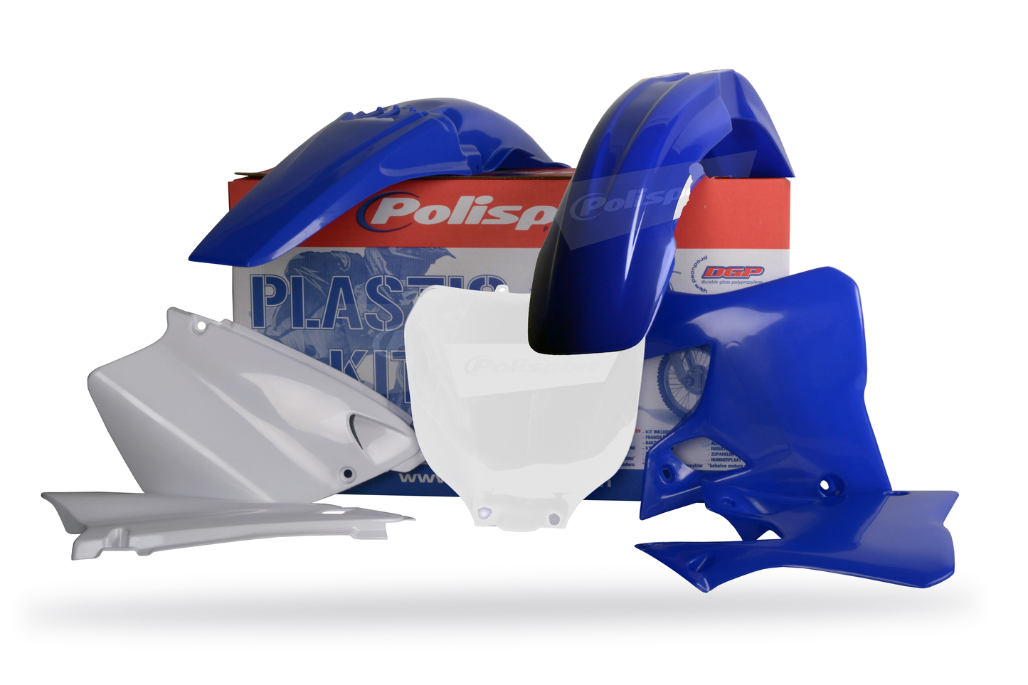 Polisport Yamaha Plastic Kit YZ 125 YZ 250 2000 - 2001, Blue / White