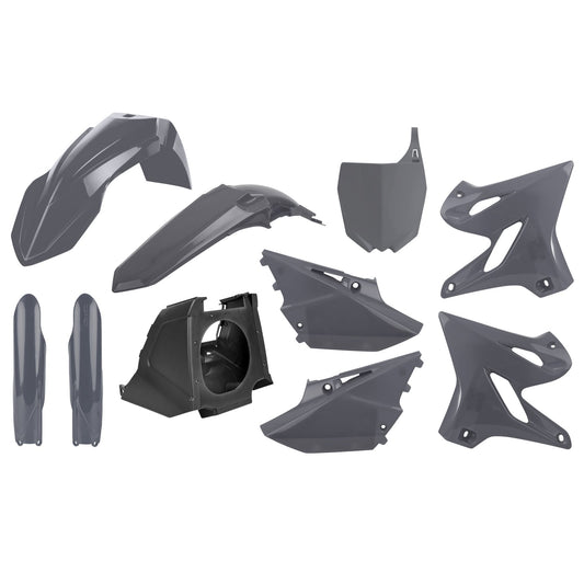 Polisport Yamaha Plastic Kit YZ 125 YZ 250 2002 - 2014 Restyle, Nardo Grey