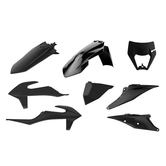 Polisport KTM Plastic Kit EXC EXCF 2020 - 2023, Black