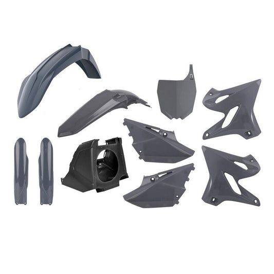 Polisport Yamaha Plastic Kit YZ 125 YZ 250 2002 - 2014 NEW STYLE Restyle, Nardo Grey