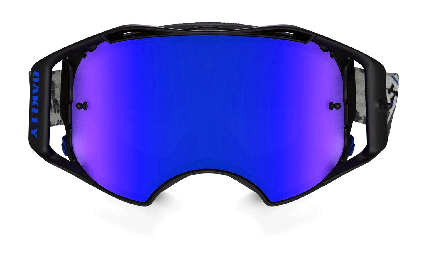 Rip n Roll Oakley Airbrake Tear off Lens, Mirror Blue