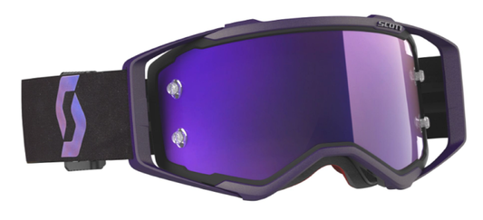 Scott Prospect Iridescent Goggle, Black / Purple - Purple Chrome Works Lens