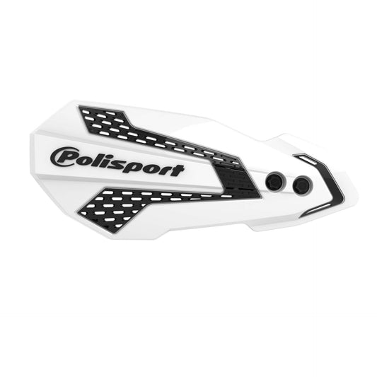 Polisport Universal Hand Guards MX Flow Honda CR 125 250 2000 - 2007 CRF 250 R 2004 - 2020 CRF 450 R 2009 – 20, White Black