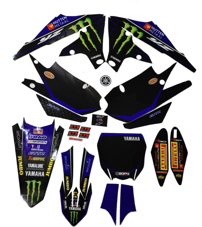 Enjoy Manufacturing Yamaha Graphics kit YZF 250 2019 - 2022 YZF 450 2018 - 22, Hutten Metaal