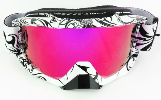 Goggle Shop Fox Main / Pro Mirror Tear off Lens, Pink