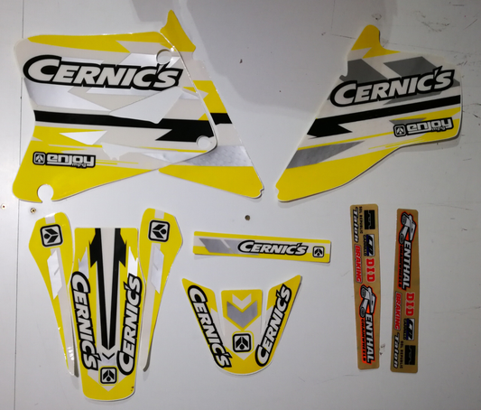 Enjoy Manufacturing Suzuki Graphics Kit RM 85 2002 - 2022, Cernics